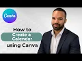 How to Create a Calendar Using Canva EASY