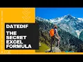 DateDif The Secret Excel Formula