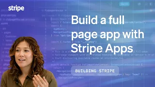 Create a custom dashboard page inside Stripe