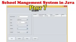 School Management System Step by Step in Java Part 7