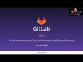 GitLab implementation tips for performance stability and recovery - Evening Session