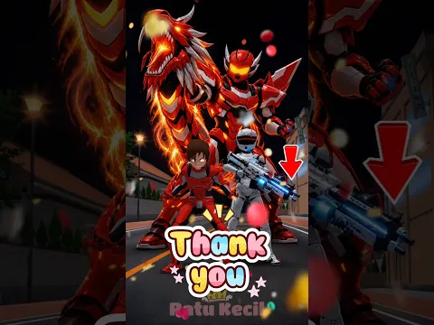 Robot Yuta dan Mio panik selamatkan Kota Sakura dari Monster Jahat #sakuraschoolsimulator #sakura