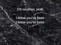 Big sean - I know (ft  Jhené Aiko) Lyrics on screen