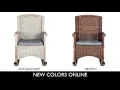 Verona Wicker Rocker - Brown SEA8034B