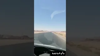 بداية رحلتنا من الكرك الطريق الصحراوي 