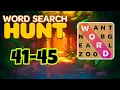 WORD SEARCH HUNT 41 42 43 44 45