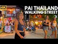 Download Lagu [4K] Walking street in Pai. The best town in Northern Thailand 2024