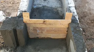 الطريقه الحديثه لبناء الانايه او المروه لري الاراضي الزراعيه 