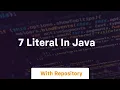 7 literal in java