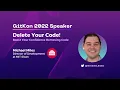 Deleting Obsolete Code GitKon 2022 Michael Miles MIT Sloan