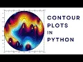 Python XYZ Plots - Part 1 Contours Matplotlib Tutorials