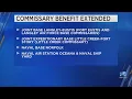 Commissary benefit for military civilian employees extended