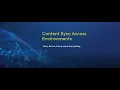Content Sync Across Environments