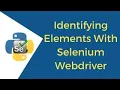 Identifying Elements With Selenium Webdriver