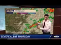 LIVE Feb 19 - Severe storm threat increasing Thursday