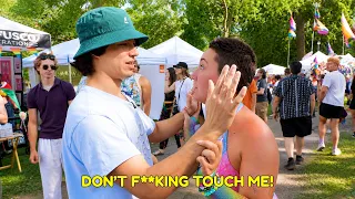 Angry Lady Grabbed Me at the Pride Parade!