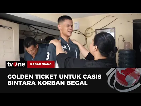 Casis Bintara Korban Begal dapat Golden Tiket Anggota Polri