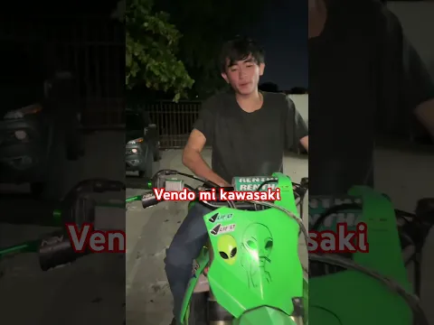 El chore salado vende su kawasaki 😱😱 #kxf250 #yamaha