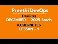 DAY 18 DEVOPS BATCH DECEMBER 2025 KUBERNETES - 1