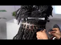 4 STRAND TWIST Dreadlock Full Transformation Lo Fi Relaxation Vibe