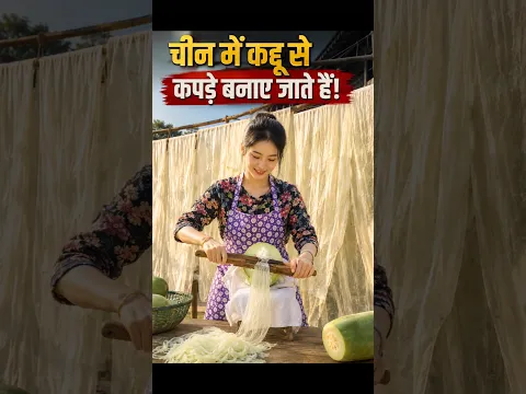 कद्दू का कपड़ा: चीन के लोगों का यह गजब का तरीका देखा क्या?🤯#facts #youtubeshorts #shortvideo #shorts