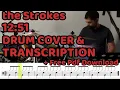 Lagu 12:51 the Strokes Drum Cover \u0026 Transcription (+Free pdf sheet music / score)