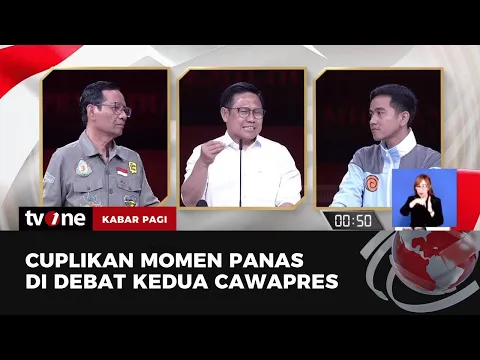 PANAS! Tensi Tinggi Tersaji di Panggung Debat Cawapres, Sindiran hingga Gimik di Luar Nalar