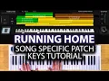 Running Home - MainStage patch keyboard tutorial