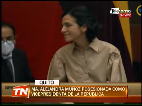 Ceremonia de posesión de Ma. Alejandra Muñoz como vicepresidenta de la república