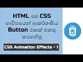 Glowing Gradient Button Animation Effects on Hover Using Html and CSS css effects Sinhala