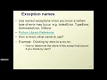 GIS540 Error Handling Ch 14