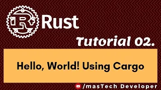 Rust Programming Language Hello World Using Cargo
