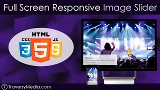 Full Screen Responsive Image Slider No Libraries