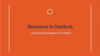 Session and Session data management in Web Application Session in NodeJs