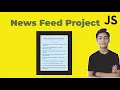 JAVASCRIPT Course Project Based Learning - News Feed Using Javascript Project