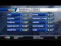 Iowa rainfall totals How much rain fell Monday