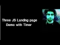 Three js landing page with timer countdown - Code Overview