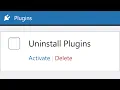 How to Uninstall WordPress Plugins Cleanly