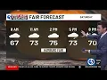 WEATHER Drier Friday a weekend shower chance