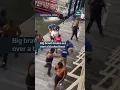Big brawl breaks out over a blocked boat