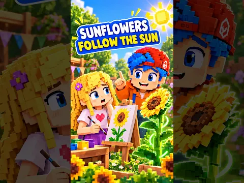Why Do Sunflowers Follow the SUN?! 🌻☀️ #shorts