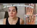 all about my engagement ring 2 carat lab grown oval cut solitaire dainty minimal setting