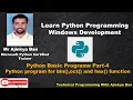 Python bin oct hex function Part 4