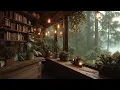 Download Lagu Rain Jazz Relax | Cozy Cabin Ambiance \u0026 Soothing Rain Sounds for Deep Sleep