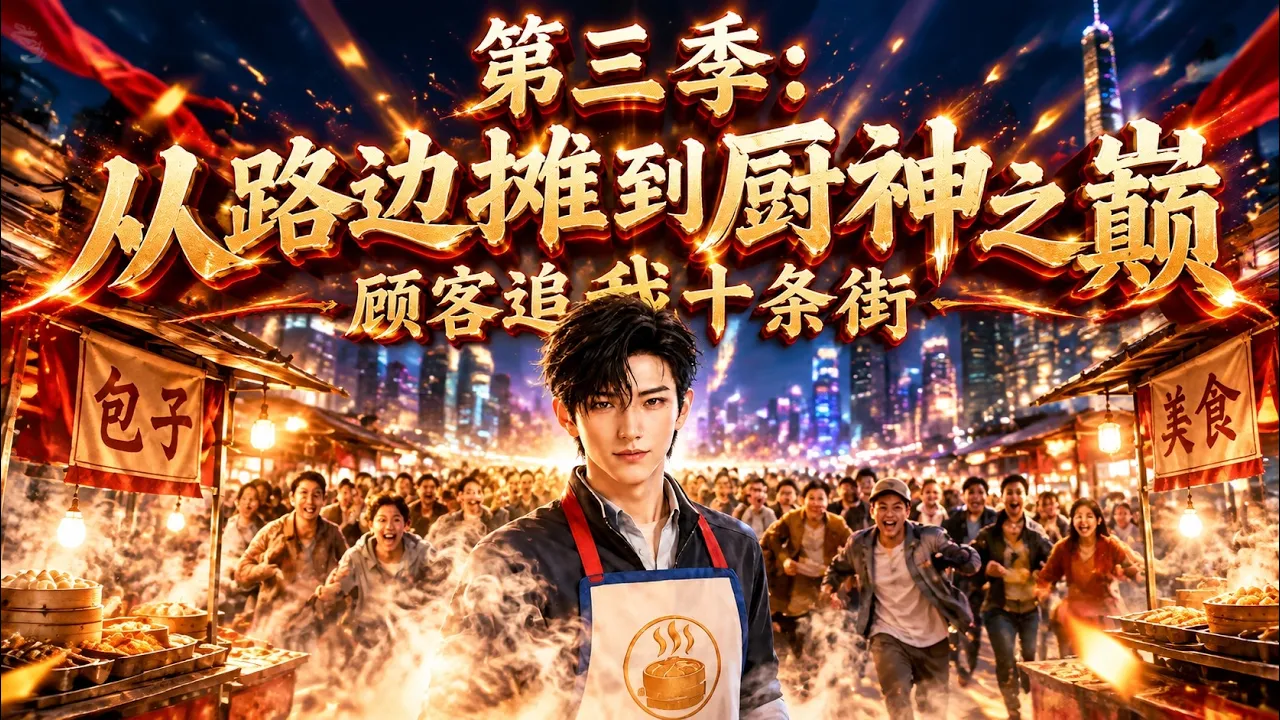 第三季从路边摊到厨神之巅,顾客追我十条街