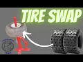 ATV Tire Swap W Harbor Freight Tire Changer