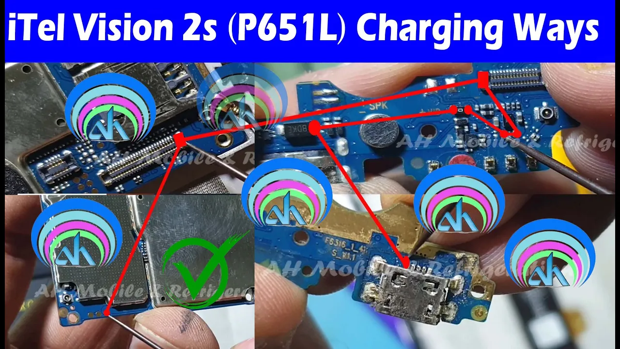 iTel Vision 2s (P651L) Full Charging Ways Jumper