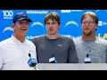 Harbaugh Herbert Slaughter On Practicing With 49ers LA Chargers