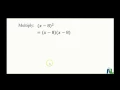 Multiplying Binomials using the Distributive Property