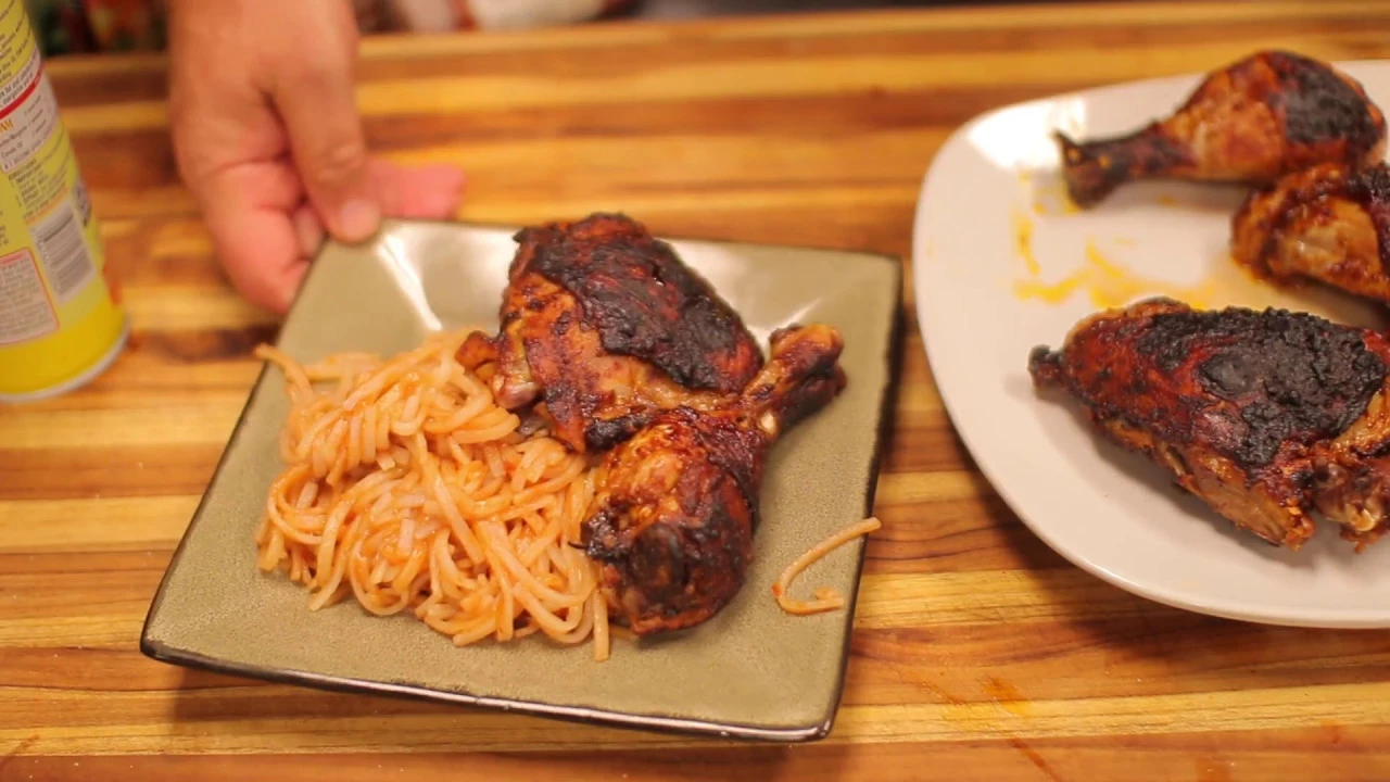 Airfryer Chicken and Spicy Rice Noodles - big boss air fryer - best air fryer